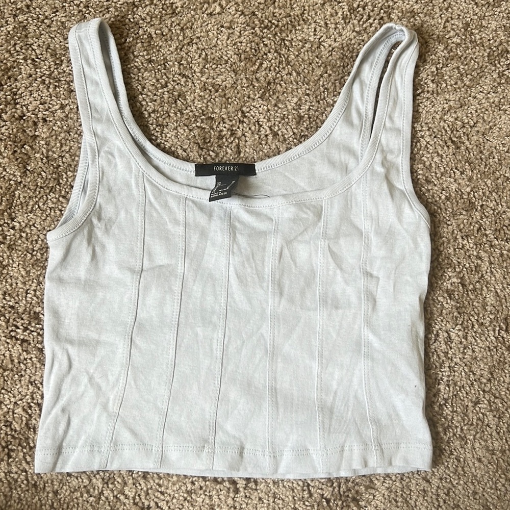 Light Blue Crop Top (Forever 21)